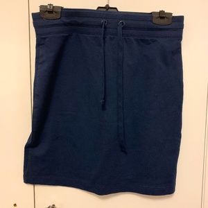 JOE FRESH Blue Drawstring Mini Skirt Size XS